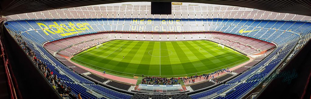 Billet Historique - Inauguration Du Camp Nou Par Le FC Barcelone, 1957