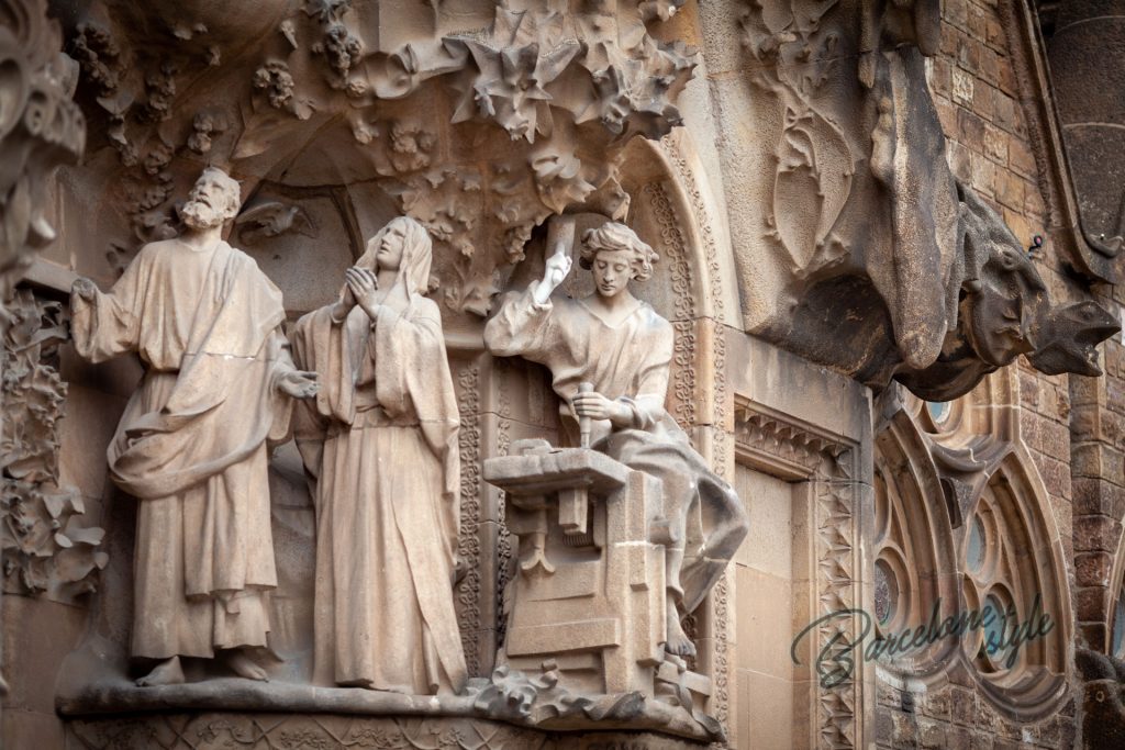 Jésus jeune travaillant à la menuiserie de son père