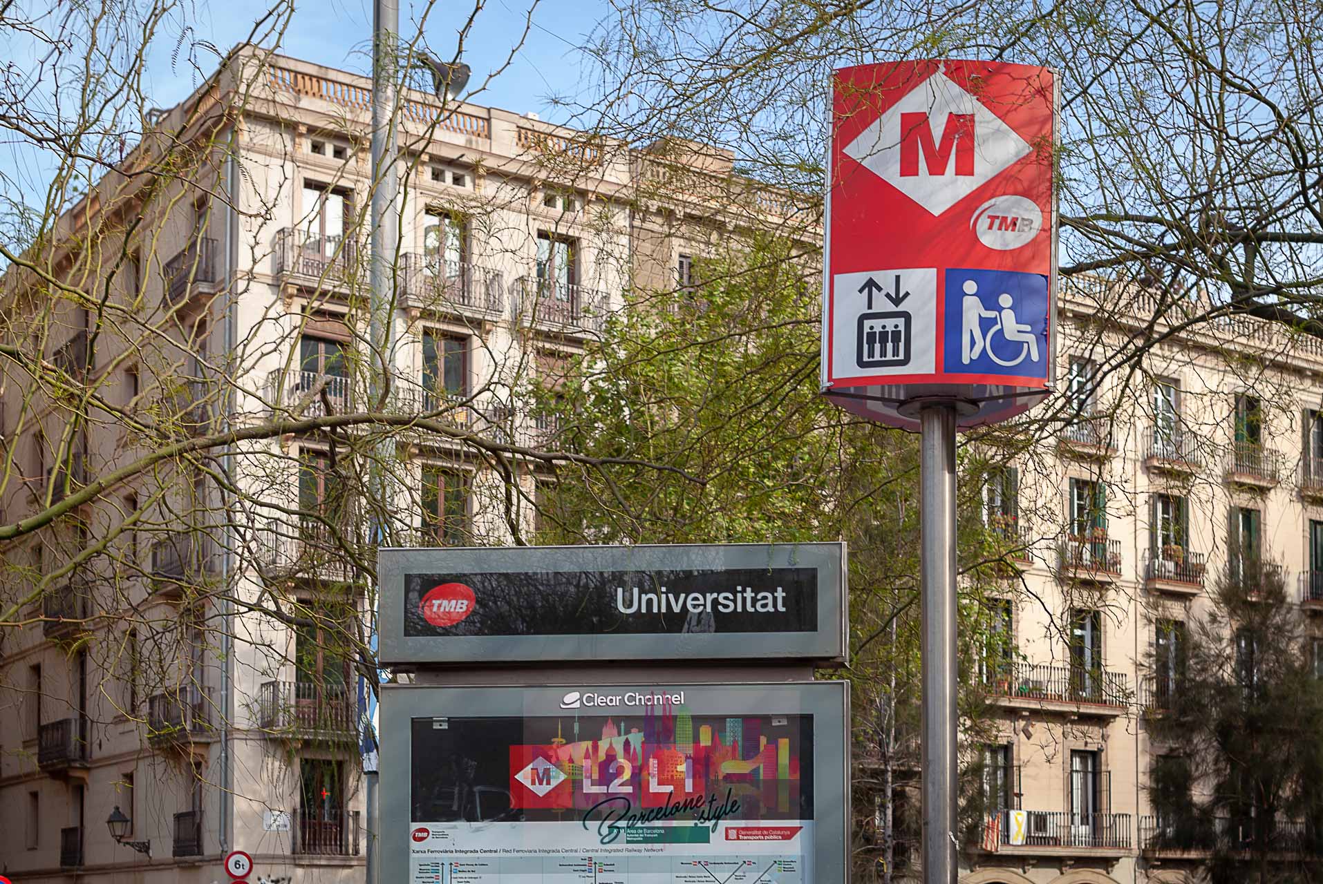 Metro Barcelone lignes plan horaires